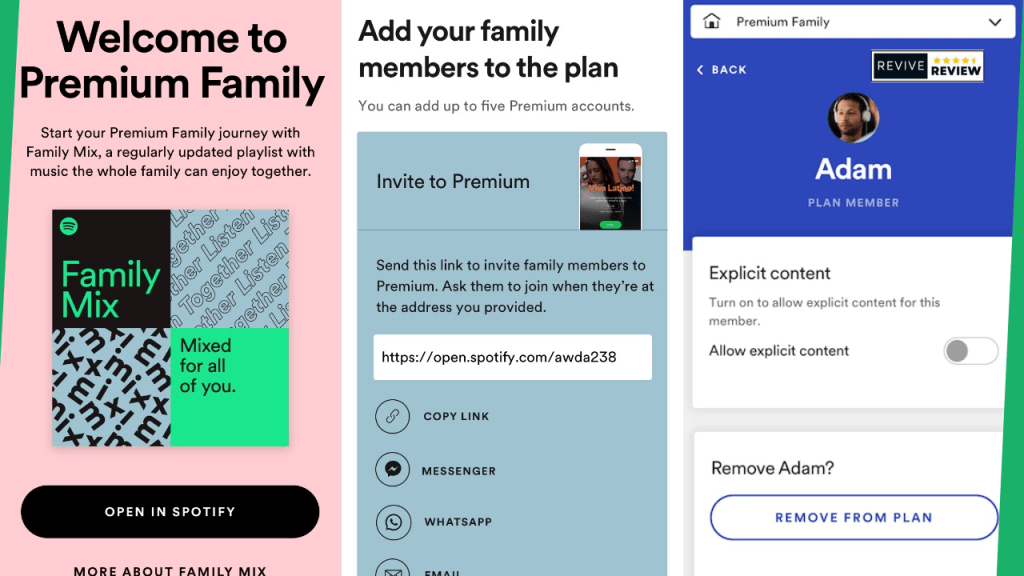how add your family members to Spotify  