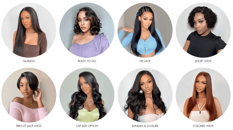 Luvmehair wigs Collection
