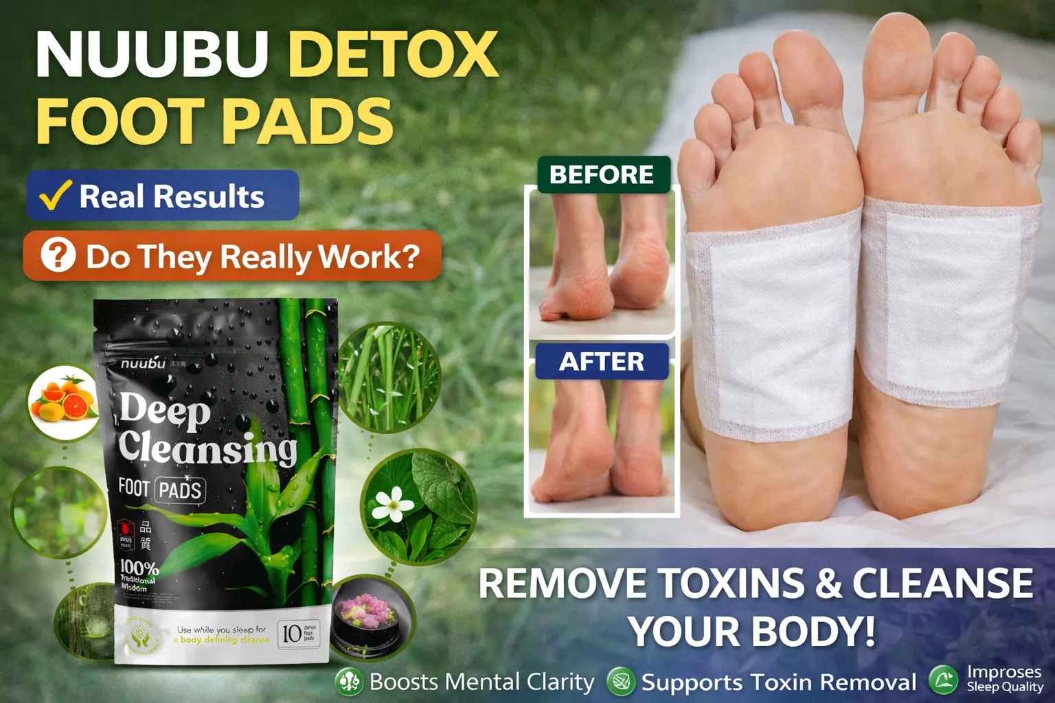 Nuubu Detox Foot Patches Review — Benefits, How It Works & Honest Verdict